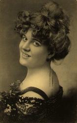 Postkor. Nyttårshilsen. Fotografisk motiv. Svart/hvitt. Port