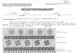 Stolputetrekk, 2 stykke, fastmaskehekling, strikking