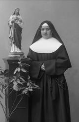 Portrett, nonne, søster Maria Bonifacia.