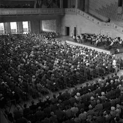 Yrkesskolemøte i Rådhuset. Oslo 02.07.1959.