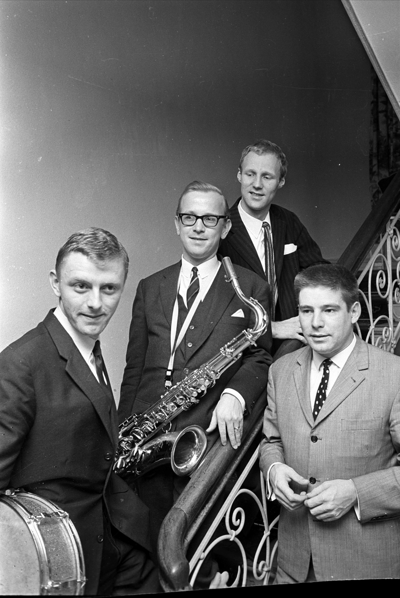 Tyske musikere, "Klaus Boldingere Kvartett". Oktober 1964. 
