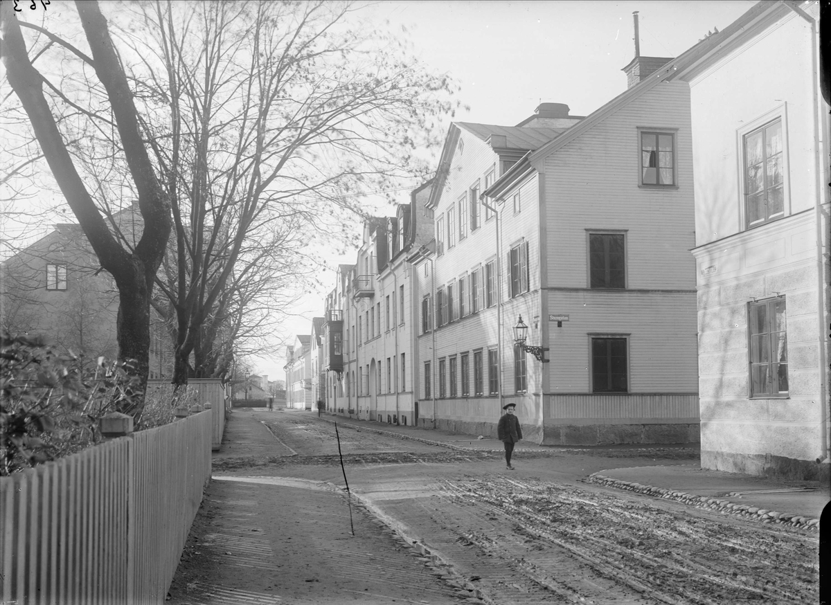 Torsgatan - Sturegatan, Luthagen, Uppsala 1908