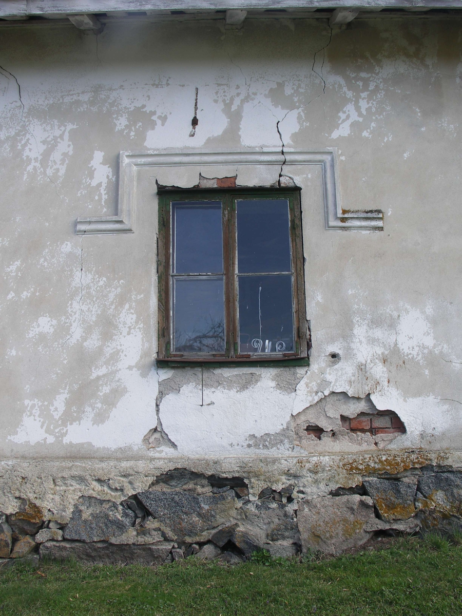 Fönster på bostadshus, Svannäs gård, Övergrans socken, Uppland 2005