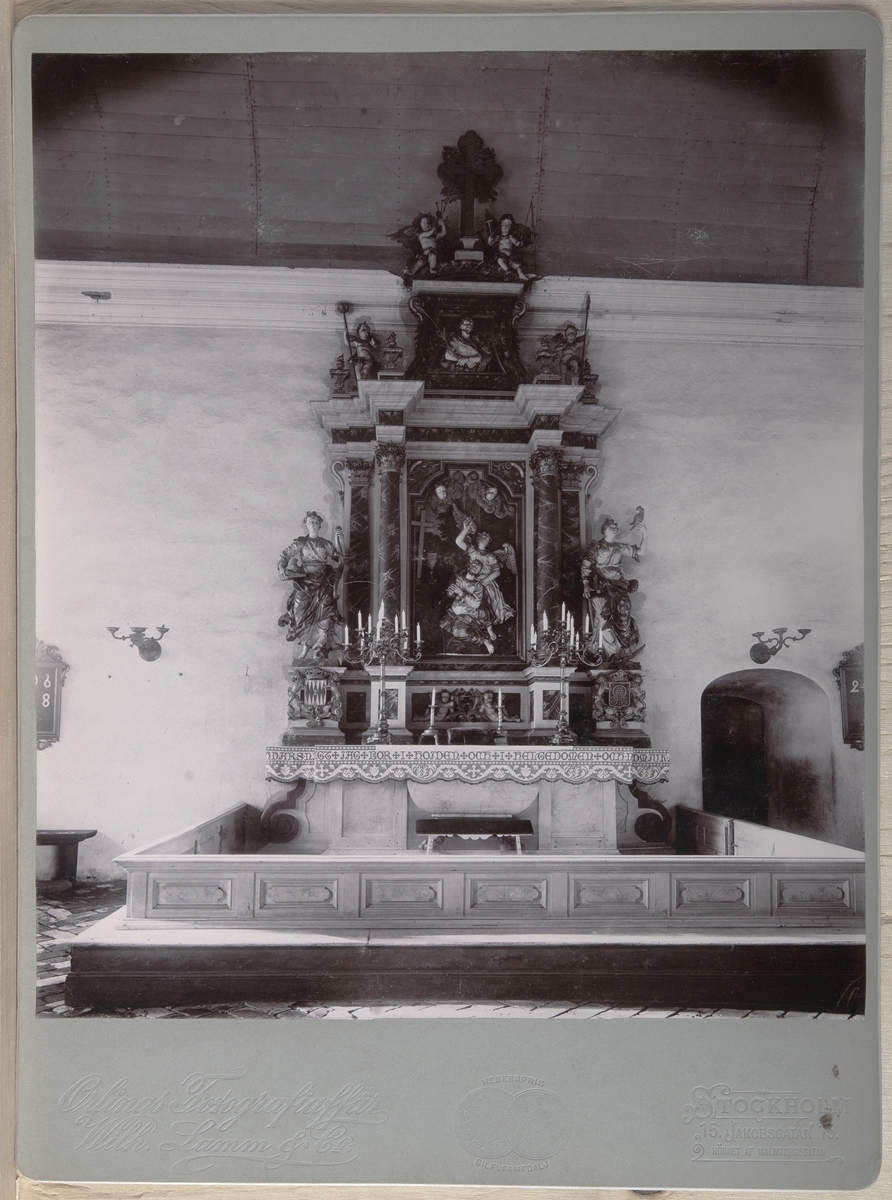 "Altaret i Leufsta Bruks kyrka", Lövstabruk, Österlövsta socken, Uppland