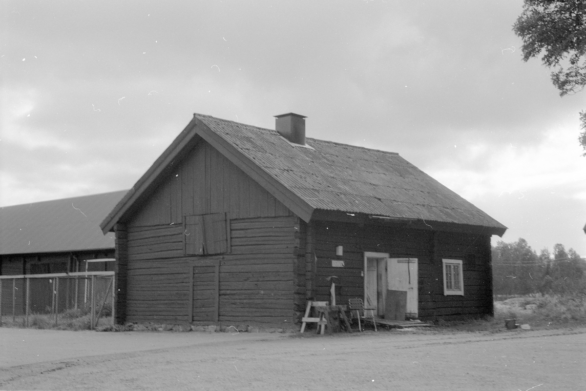 Stall, Gavels gård, Gavel, Knutby socken, Uppland 1987