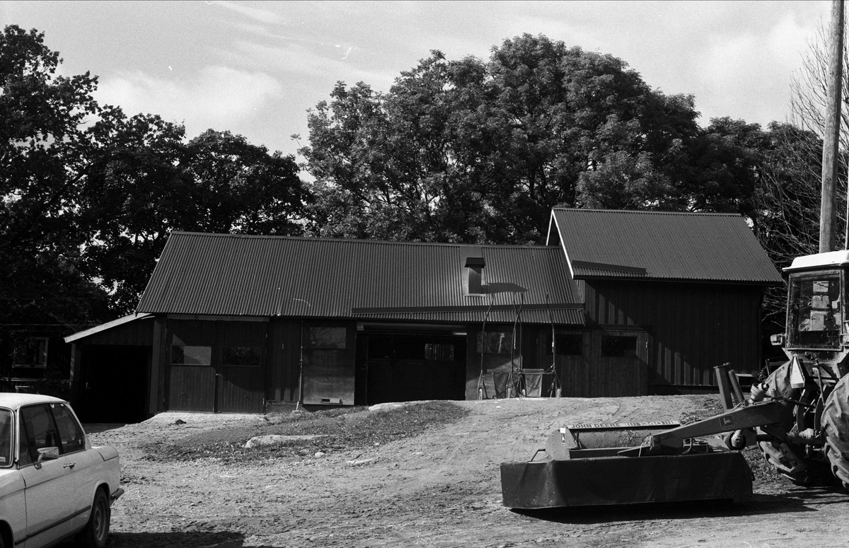Stall, Ellringe 1:2, Stora Ellringe, Almunge socken, Uppland 1987