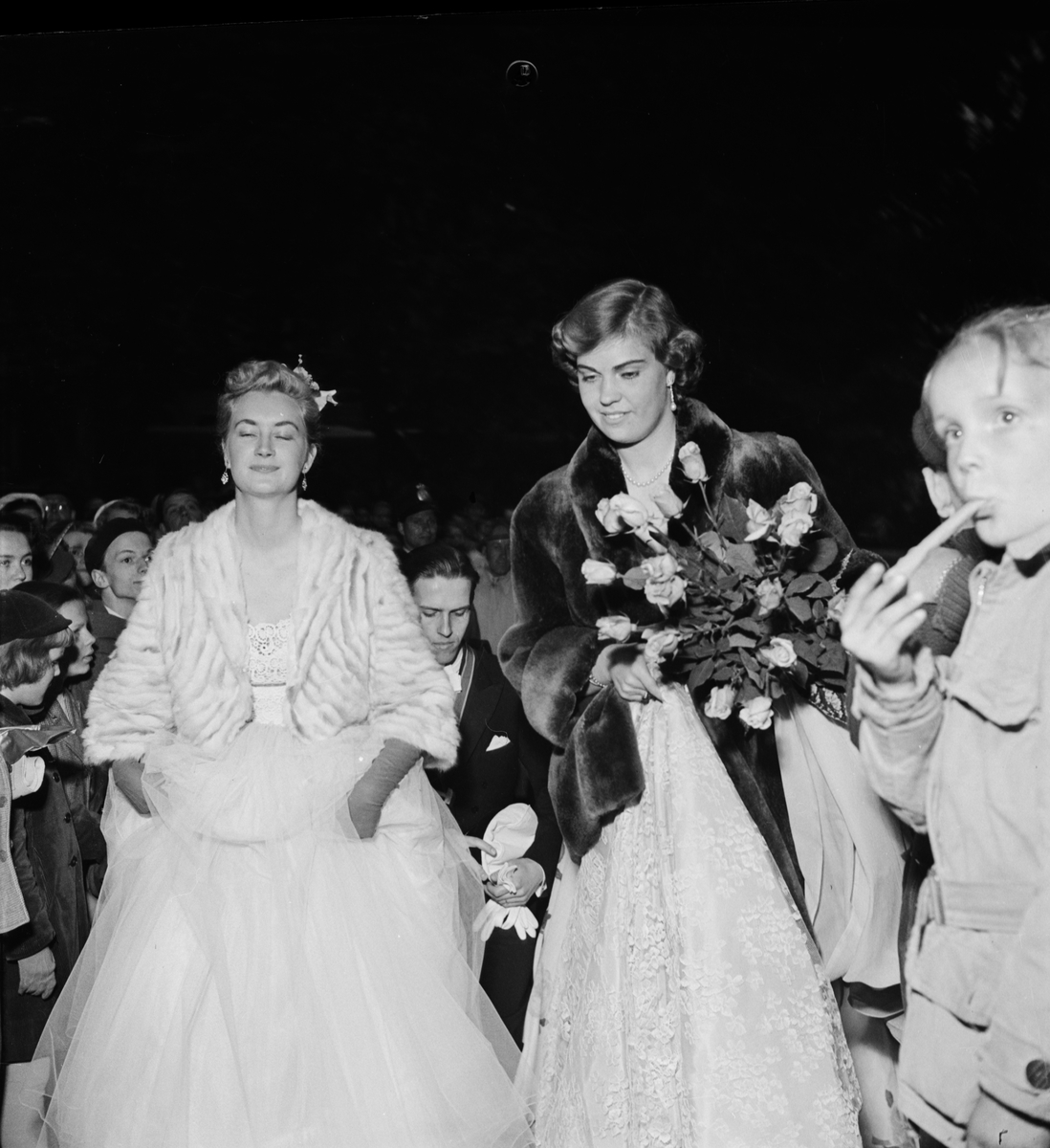 Vårfest - Prinsessan Margaretha, sannolikt Uppsala 1953