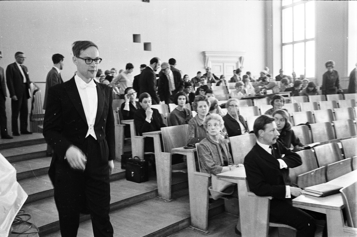 Sten Rentzhog disputerar, Uppsala maj 1967