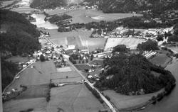 Øyslebø garden i fugleperspektiv. Marnardal.