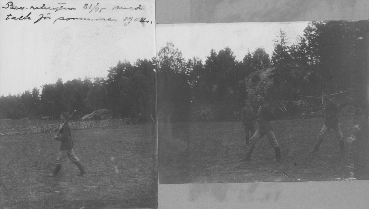 Fotoalbum Henrik Hamilton

Album med 59 bilder som har tillhört kapten Henrik Hamilton med motiv från övningar i armén, militär fälttävlan vid Karlsborgs fästning, turistbilder från Frankrike (bland annat slottet Versailles) och övriga privata foton. Från ca 1890-1910.