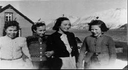 Gruppebilde, evakuering