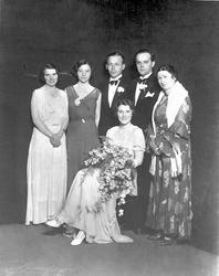 Bryllupsbilde fra 1920-tallet