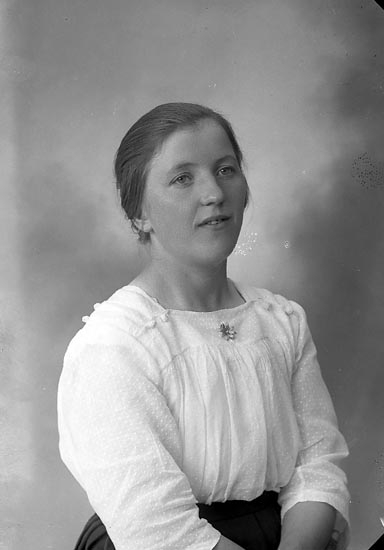 Enligt fotografens journal nr 4 1918-1922: "Olsson, Hanna Norra Houg Svenshögen".