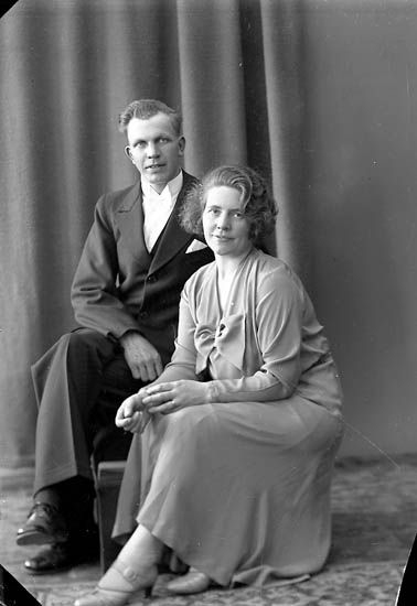 Brudparet Svea och Per Pettersson