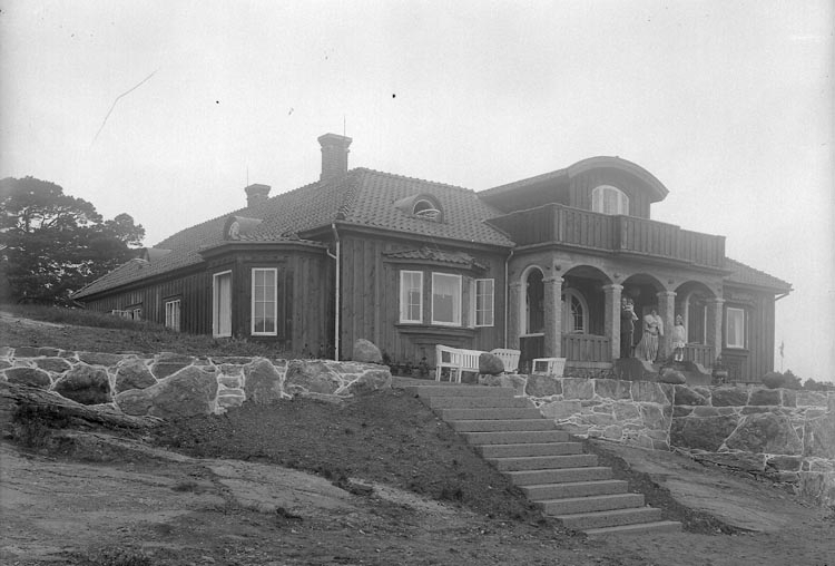 Enligt fotografens journal nr 3 1916-1917: "Melin, Ave Grosshandll. Villa Ön".