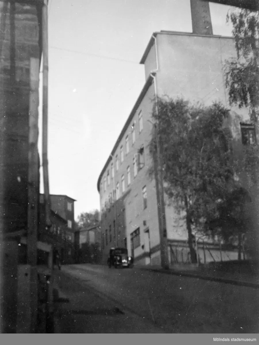 Viktor Samuelsons fabrik, 1945-1955. I folkmun kallad "Strumpan".