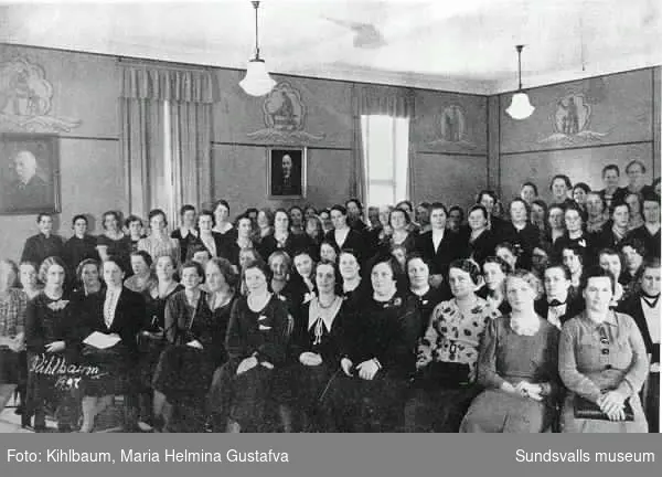 Socialdemokratiska kvinnoklubben har möte i Sundsvalls folkets hus.