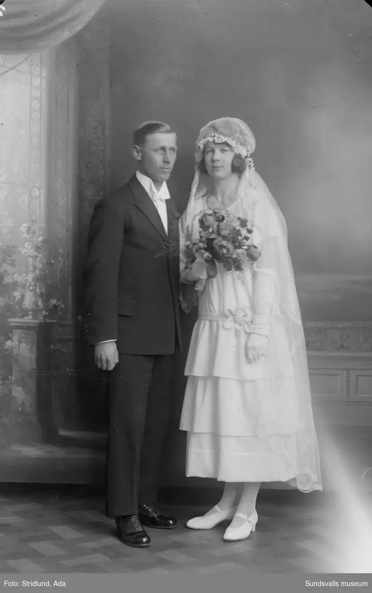 Gunnar Englund, politiker, med hustrun Ida.