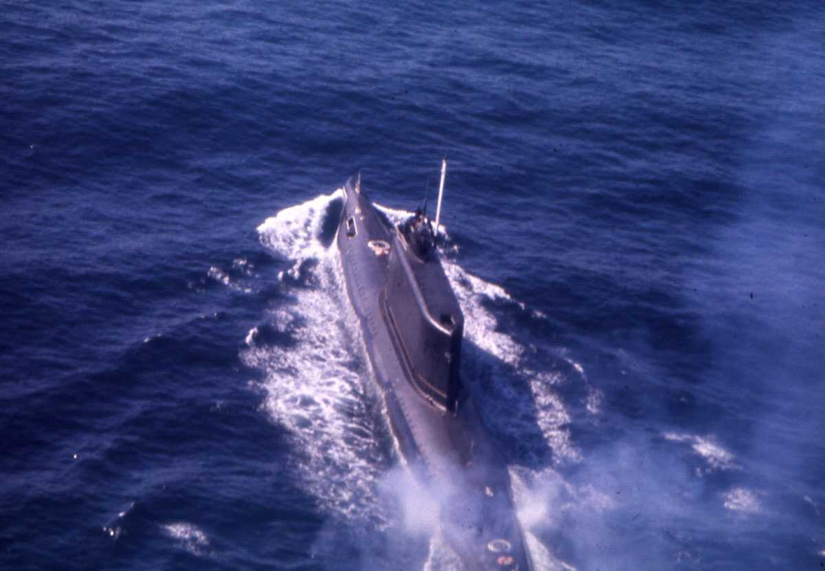 Russisk ubåt av Golf II - klassen.