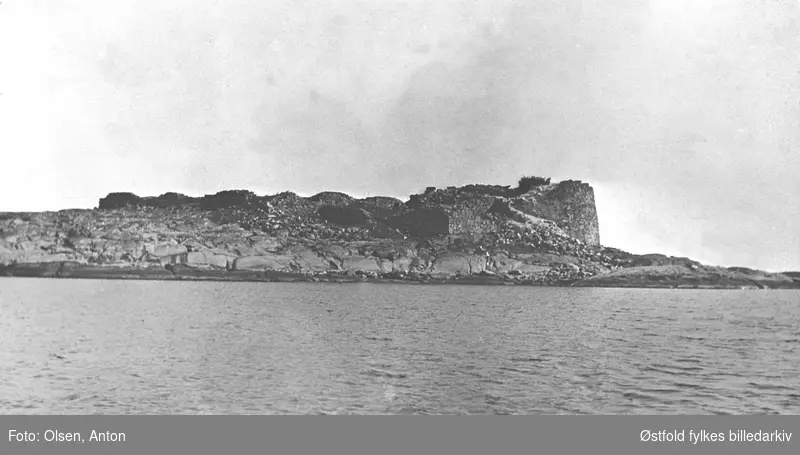 Akerø Fort, Hvaler. Enerett 1911 Anton Olsen. 