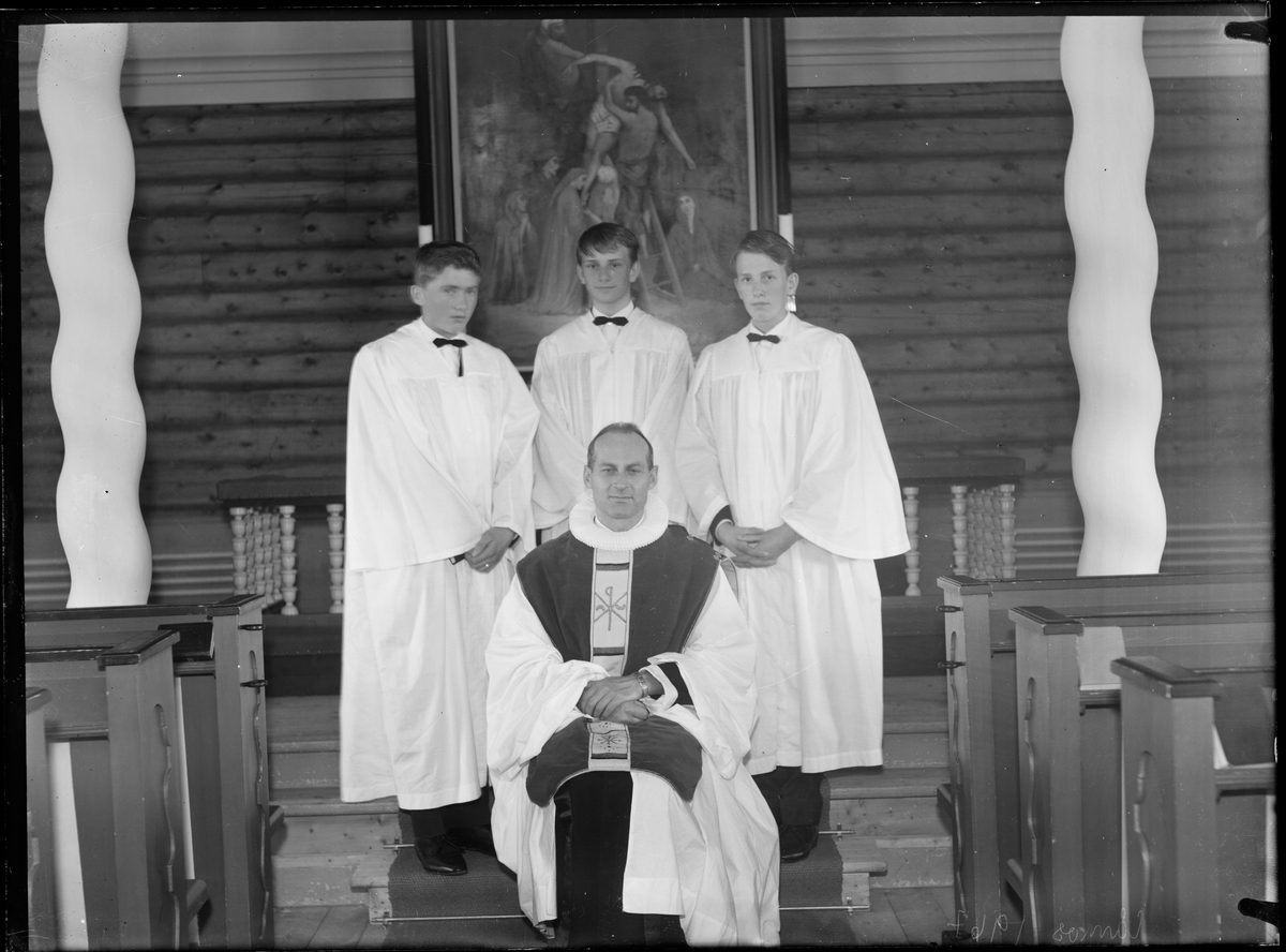 Konfirmanter i Glåmos kirke, 1967