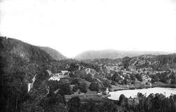 Parti fra Søndre Kalstad ca 1870 før tjenna ble tappet 1876-