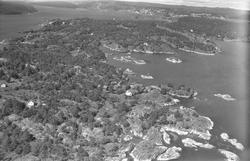 Flyfoto fra Skåtøy 1/8-57. Kragerø