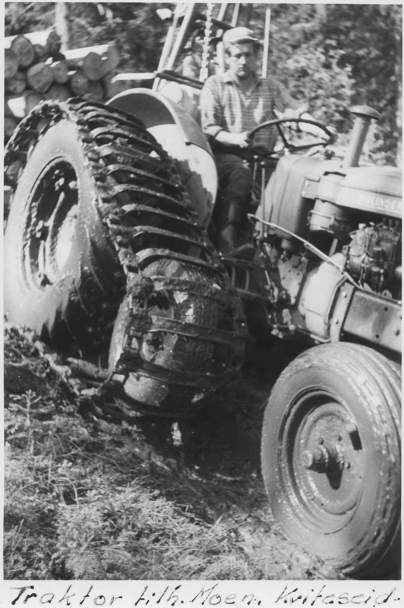 Traktorveg tilhører Moen, Kviteseid 1965