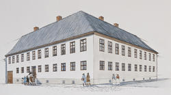 MOESTUEGÅRDEN og UNIVERSITETET I1814