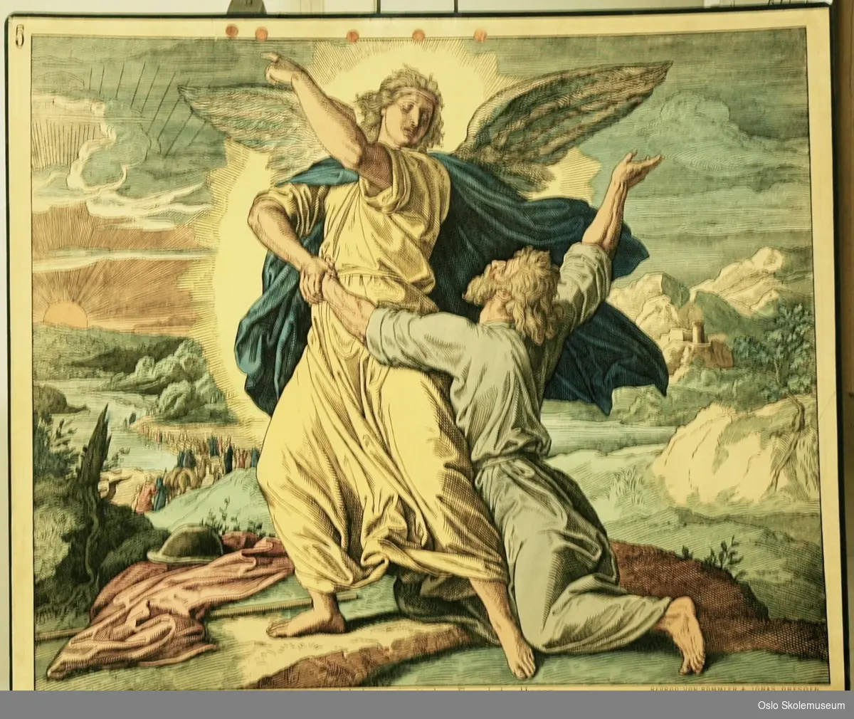Bibelhistorie: Jakob kjemper med Herrens engel.