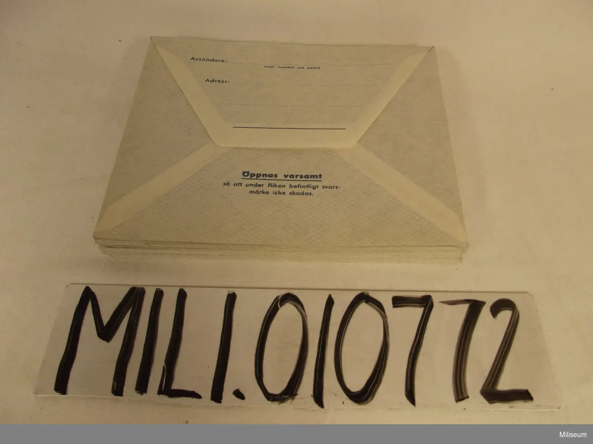 Fältpostbrev, "Militärbrev" 40 stycken
