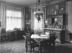 villa, interiør, spisestue