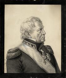 Portrett av Fredrik Wilhelm Brueneck Stabell [blyanttegning]