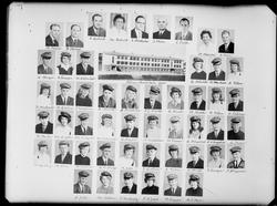 Skolebilde av avgangsklassen ved Røros Realskole 1964