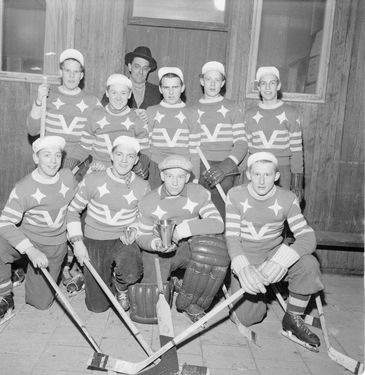 Ishockey - UNT-cup, Vesta, Uppsala juni 1948