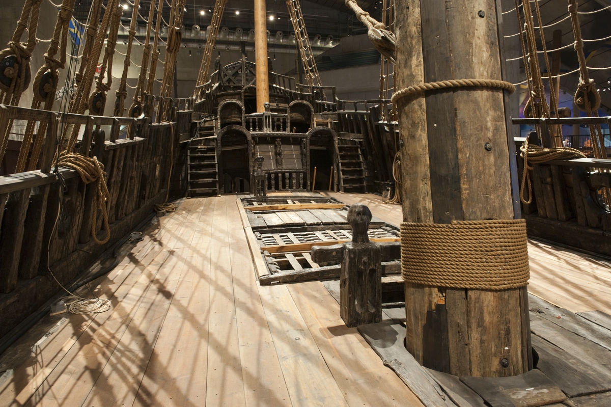 Bilder tagna ombord på regalskeppet Vasa