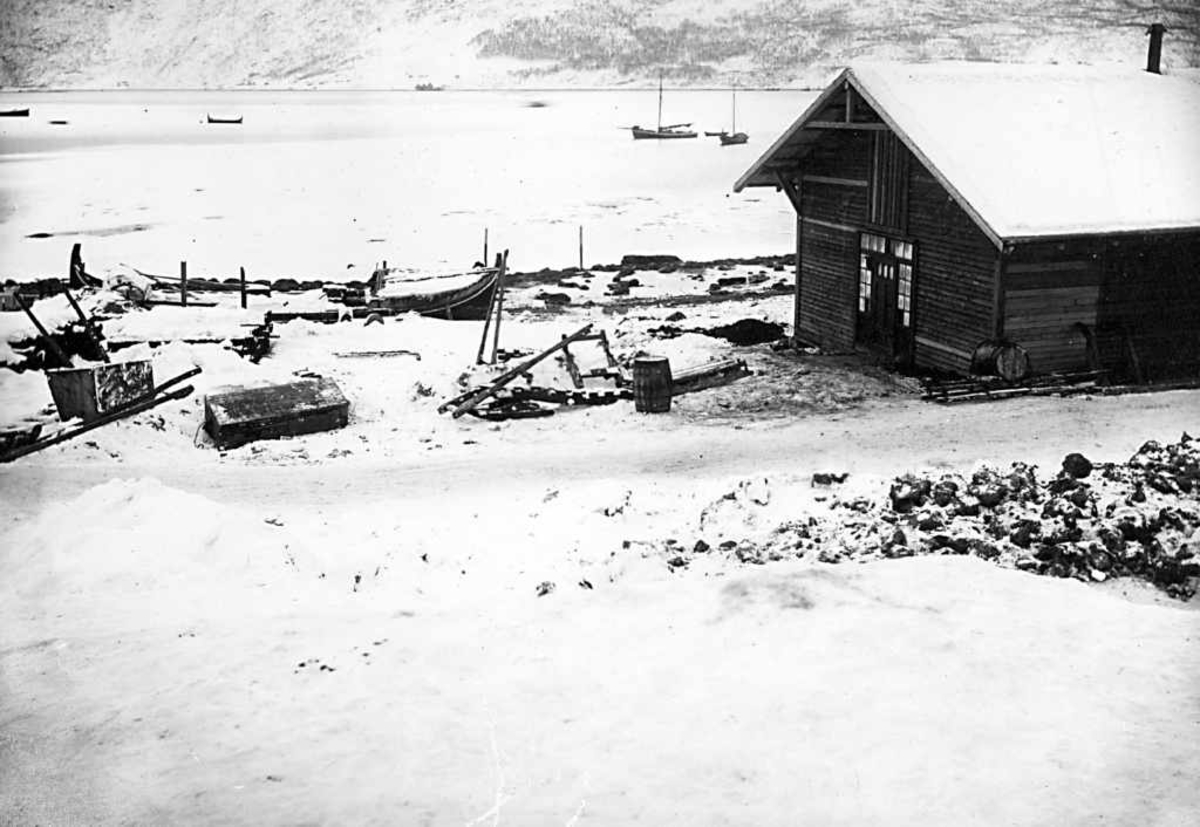 Havneområdet i Narvik.