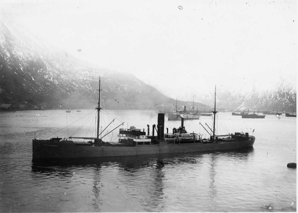 S/S "C F Liljevalch"
Rederi: Gränges
Aafløy nr 762
Første anløp Narvik: 09.10.1920
Siste anløp Narvik: