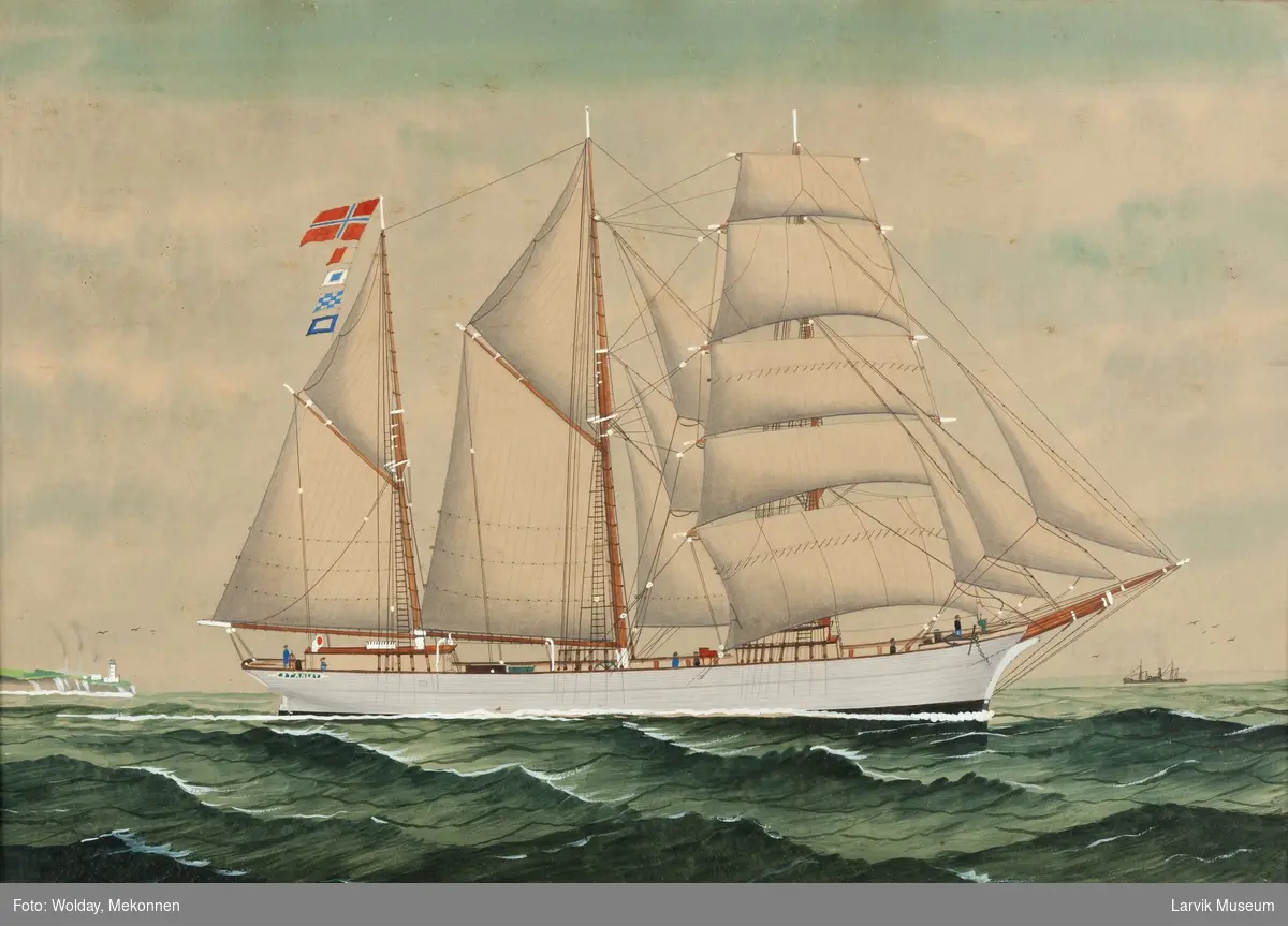 Skonnertskip Stanley av Brevik
