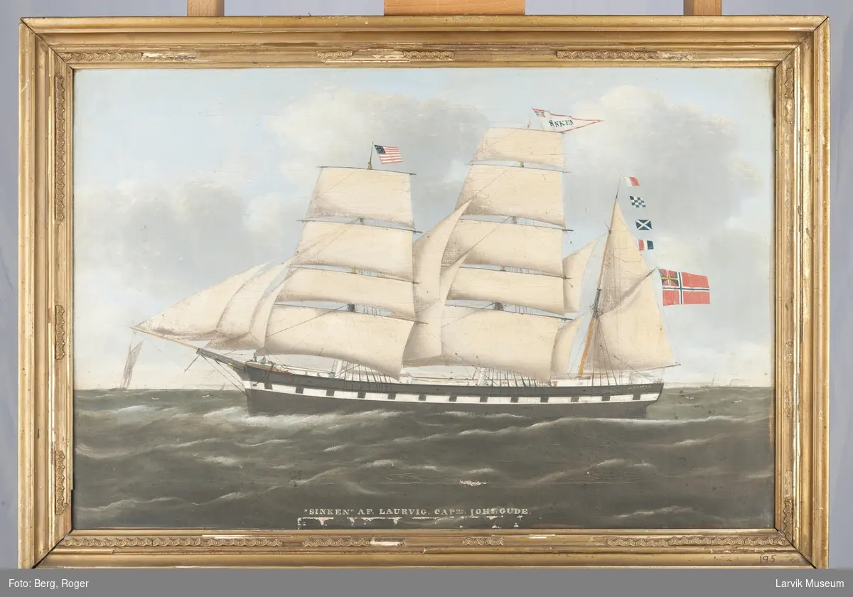 SINKEN
Nasjon: Norsk
Type: Bark
Byggeår: 1847
Byggested: USA
Endelig skjebne: Shediac - Sharpness. Forlist 1895 i St. Lawrence-gulfen.