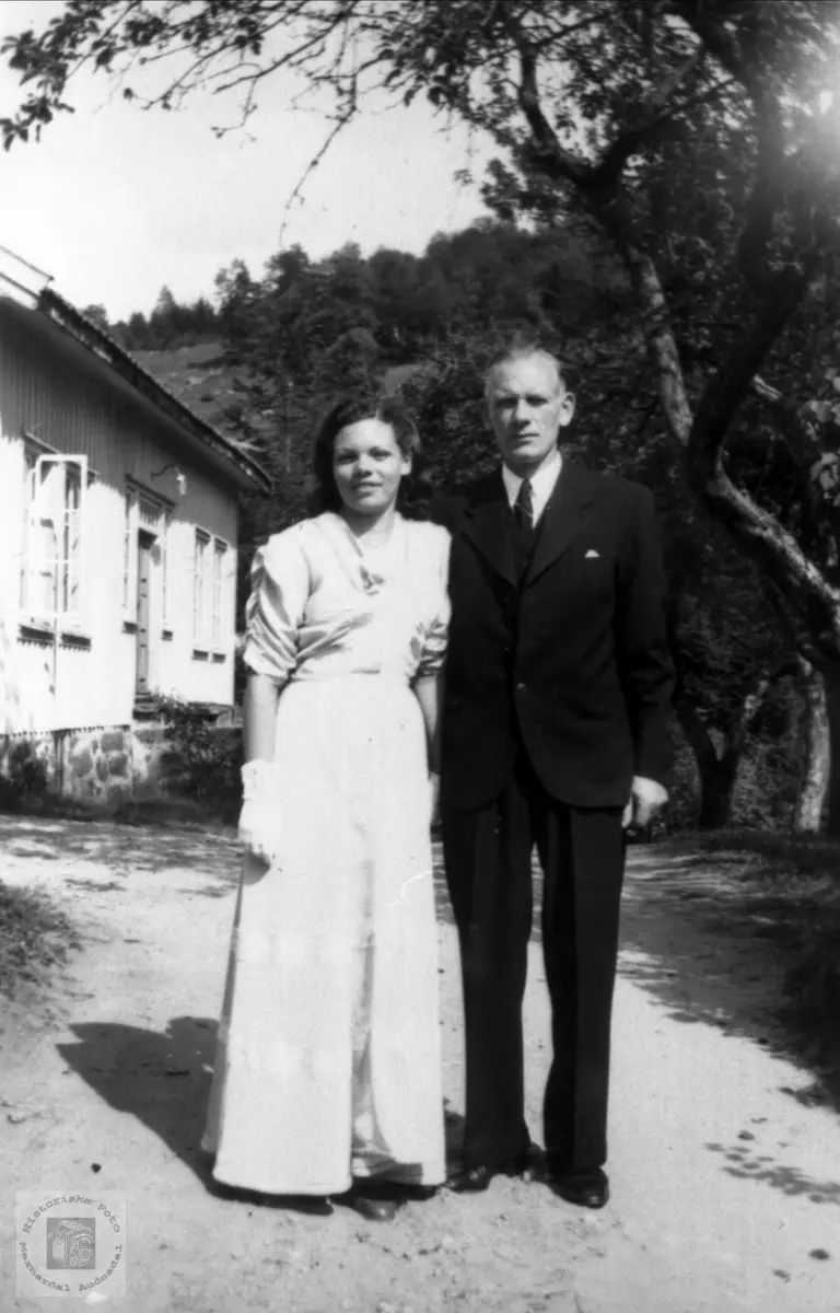 Ekteparet Kristine Olsdtr. Heddeland og Olav R Nome