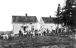 Signes Feriekoloni på Larkollen i Rygge ved Moss, ca. 1910. 