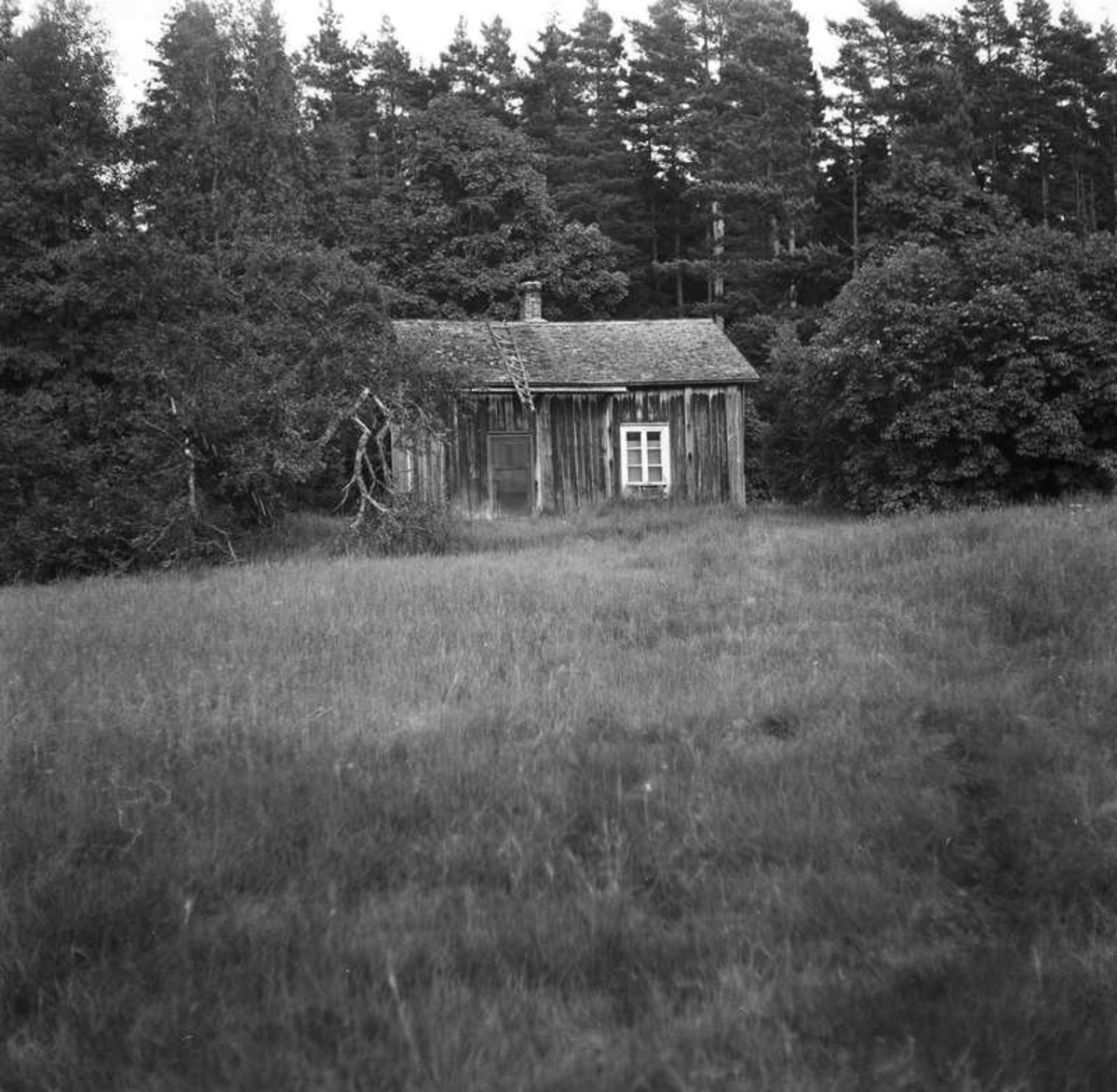 Ölme. Lars Lämgrens forna soldattorp, Juli 1955.