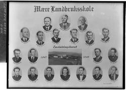 Mære Landbruksskole. Envintringskurs, 1947-48.
