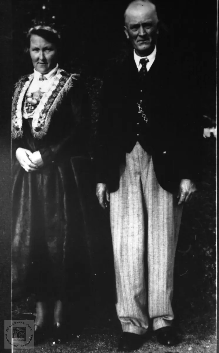 Ekteparet Ingeborg og Håkon Skjævesland