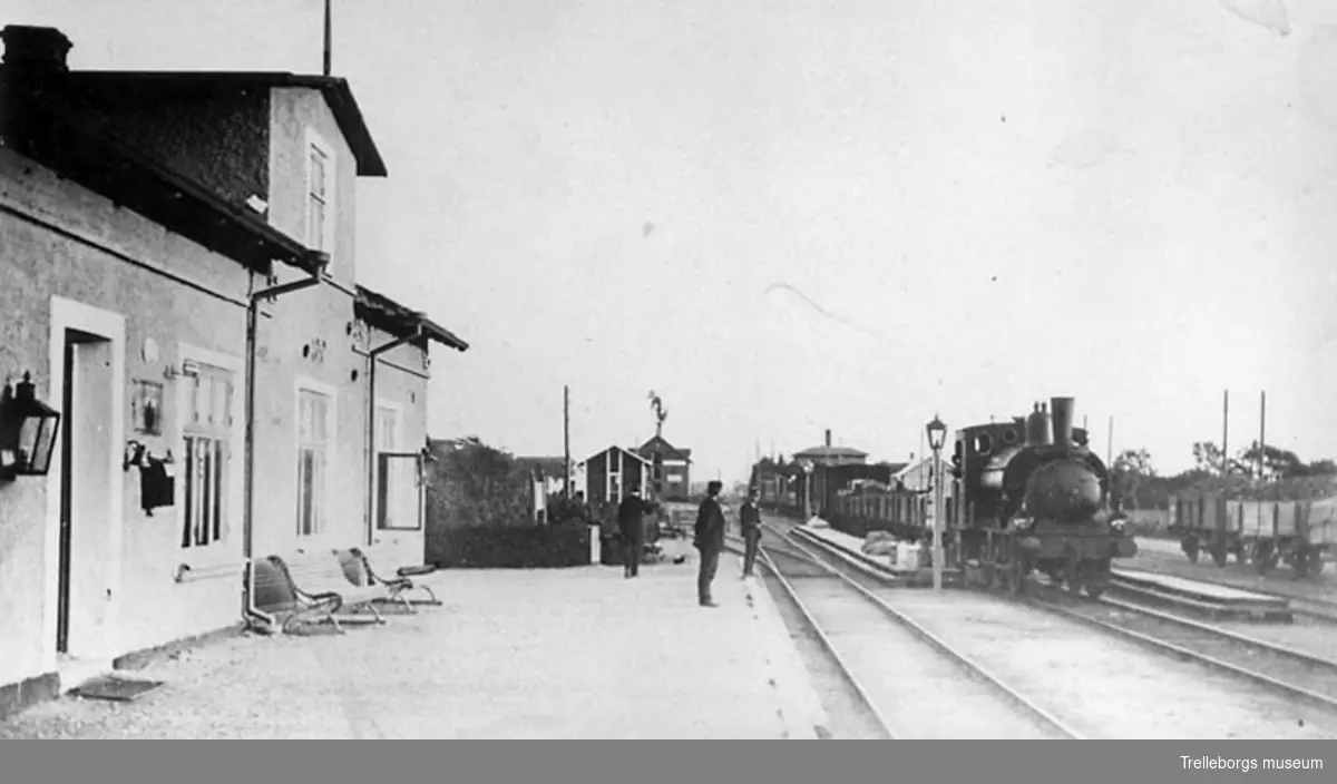 Station Tygelsjö år 1910.