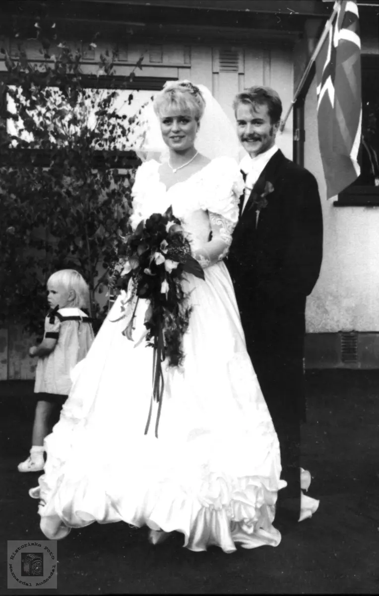 Brudepar. Else Margit  og Tor Gunvald Kjellemo.