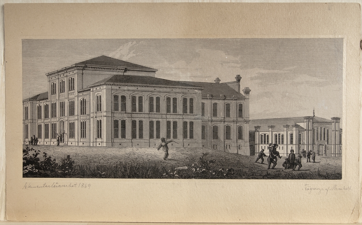 Elementarläroverket (Katedralskolan), Uppsala, 1869