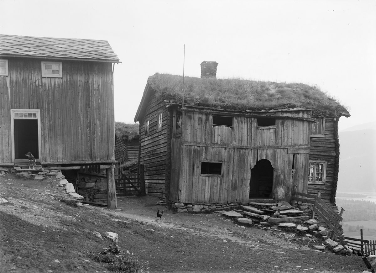Kort: Ringebu Gaarden Bjørge. Stuen fasade Konv: Gaarden Bjørge Ringebu 12/8-17