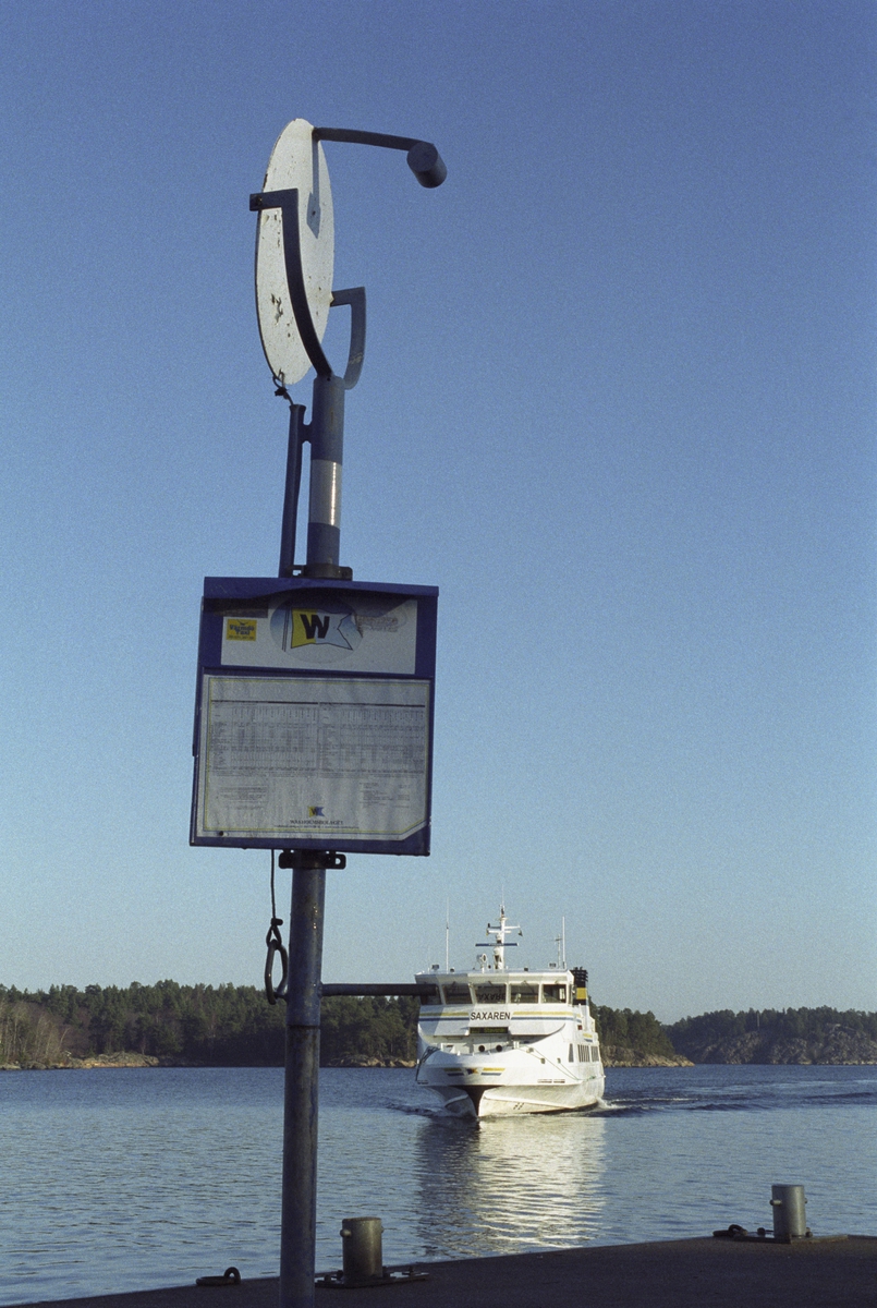 Skärgårdsprojektet 2003-2004
Fotodatum nov. 2003
Boda brygga, SAXAREN på ingång